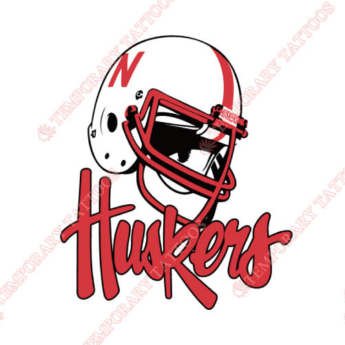 Nebraska Cornhuskers Customize Temporary Tattoos Stickers NO.5377